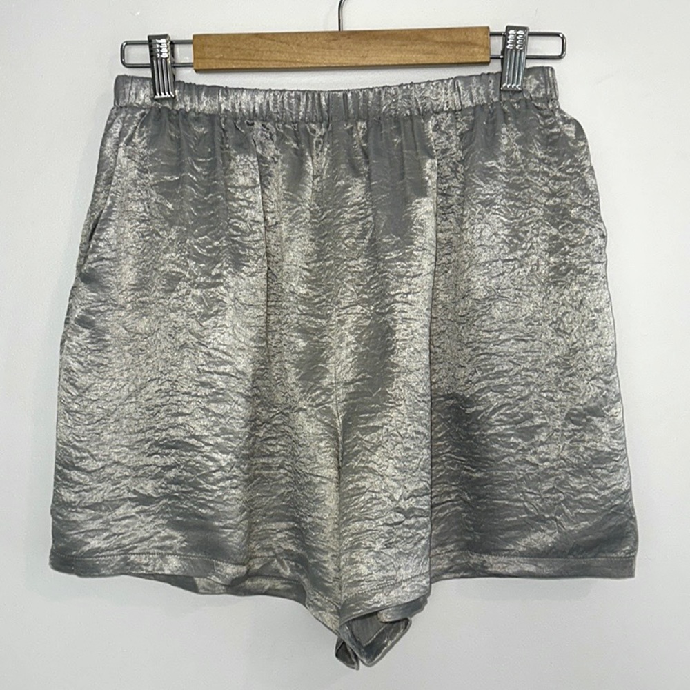 NWT Lovers + FRIENDS Silky Crinkle Shorts